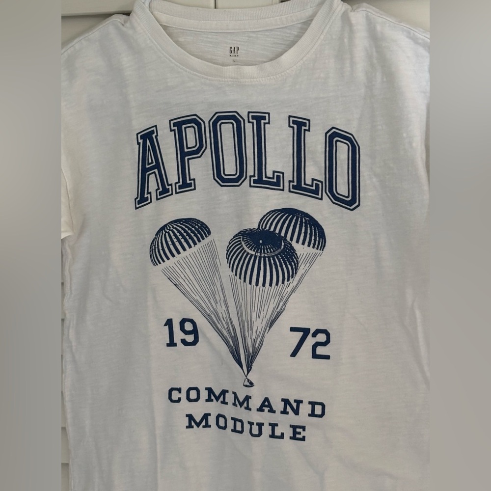 GAP Apollo Command Module Kids T-Shirt - White - Picture 4 of 5